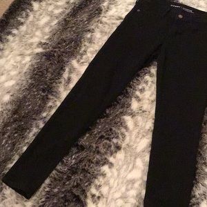 Old navy black rockstar jeans!